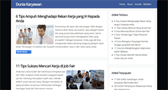 Desktop Screenshot of duniakaryawan.com