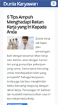 Mobile Screenshot of duniakaryawan.com