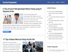 Tablet Screenshot of duniakaryawan.com